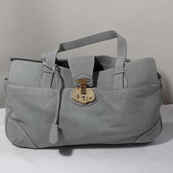 Talbots Handbags - Talbots snake print gey tote bag